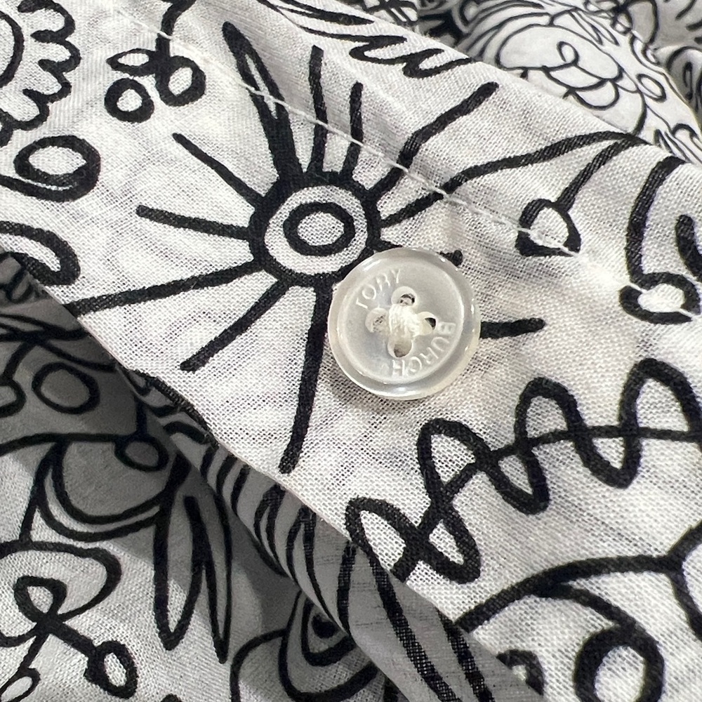 Tory Burch Doodle Print Blouse - Picture 11 of 14